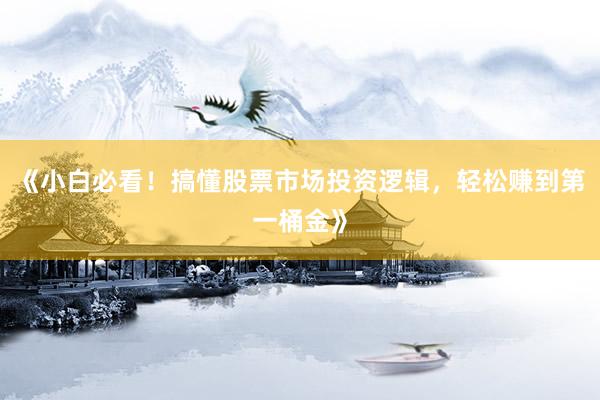 《小白必看!搞懂股票市场投资逻辑,轻松赚到第一桶金》